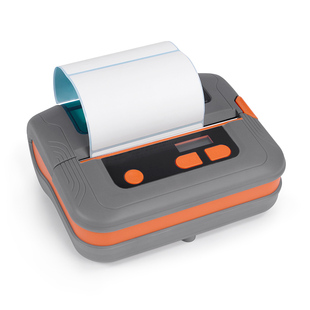 佳博M421便携式标签打印机热敏吊牌珠宝服装二维码超市商品价格标不干胶贴纸蓝牙110MM宽新版危废标签条码机