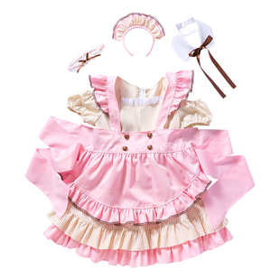 【先拍先发clearstone】牛奶巧克力女仆连衣裙Cosplay粉制服正版