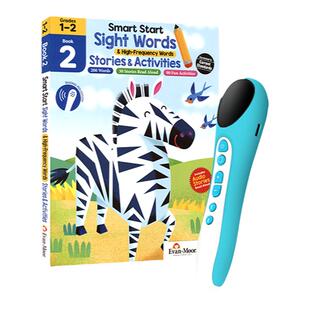点读版 Evan-Moor Sight Words高频词 2 Smart Start 美国加州聪慧系列英语核心高频词第2册 小学1-2年级必学英语词汇 英文原版