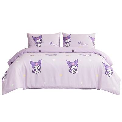 水星家纺60S长绒棉抑菌贡缎被套