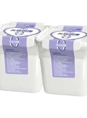 【新品】天润旗舰店新疆润康0添加蔗糖桶装酸奶1KG/桶