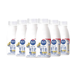 【吴磊同款】光明优倍高品质鲜牛奶185ml*3瓶+优倍有机185ml*3瓶