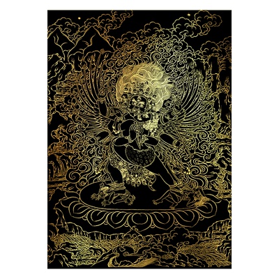 普巴金刚DIY手绘自己画