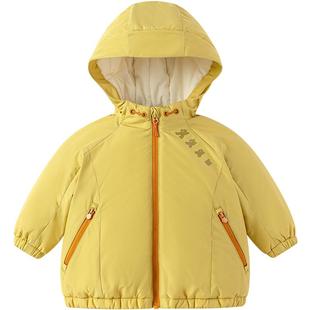 巴拉巴拉balaOne儿童棉服女童男童外套新款童装2025秋冬三防发热