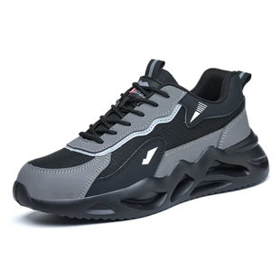 劳保鞋男款士软底轻便防砸防刺穿带钢板棉鞋绝缘冬季加绒工地工作