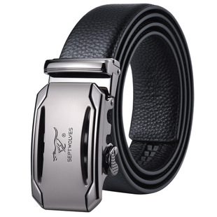 七匹狼皮带男士2026新款头层牛皮腰带真皮男生礼物送男友爸爸裤带