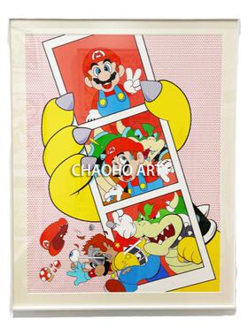 超级玛丽马里奥兄弟Mario版画