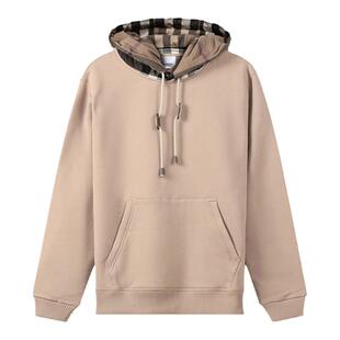 BURBERRY博柏利 男士加绒款宽松版连帽卫衣运动衫 8045006