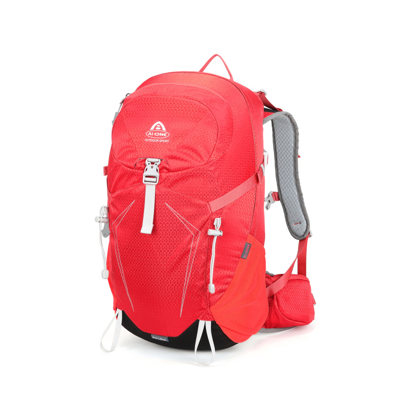 艾王户外登山包徒步背包轻便网架背负双肩包透气防水旅行包包25升