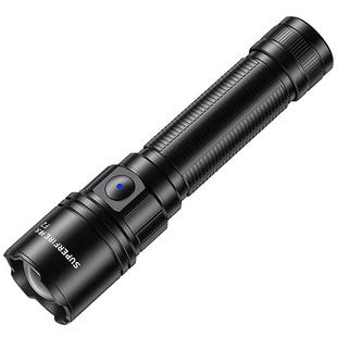 神火强光手电筒2025新款户外超亮远射聚光F2变焦充电LED家用便携