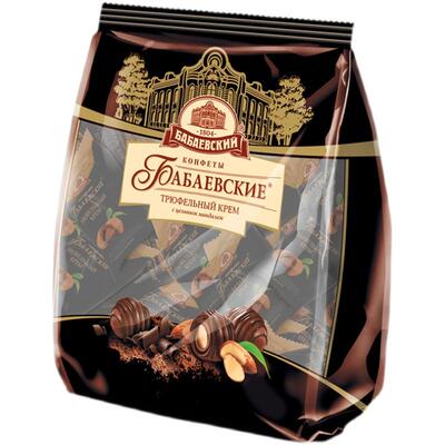 俄罗斯进口杏仁夹心松露巧克力糖