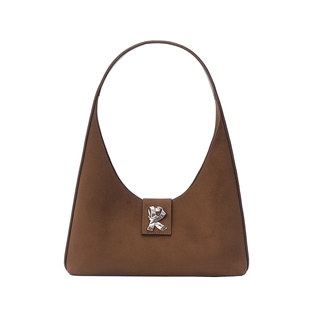 RoselessRose软软包真皮麂皮大容量棕色包包复古美拉德腋下包时尚