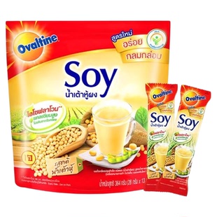 泰国进口阿华田SOY速溶冲饮豆浆粉 早餐豆奶原味黑芝麻家用小袋