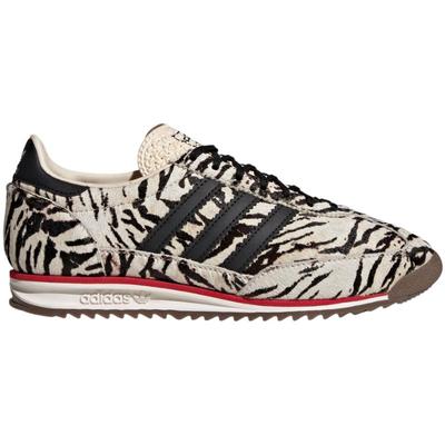 【自营】阿迪达斯女三叶草T头鞋猎豹印花复古薄底运动鞋KH8811