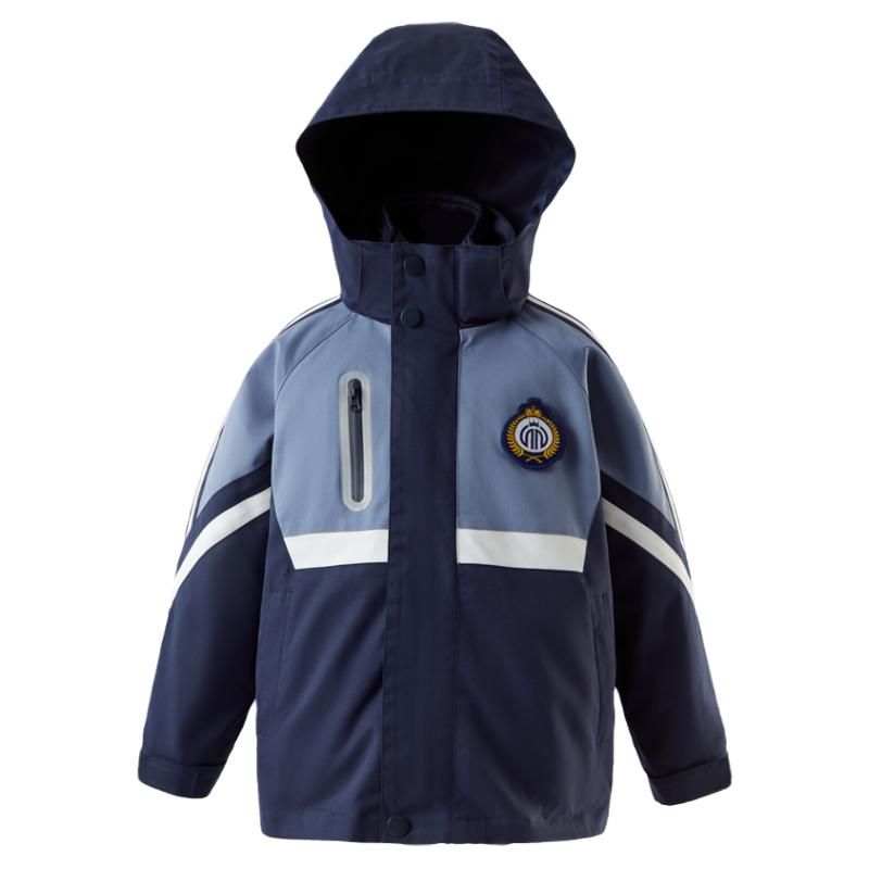 小学生校服一年级儿童班服春秋冬冲锋衣三件套装款新款幼儿园园服