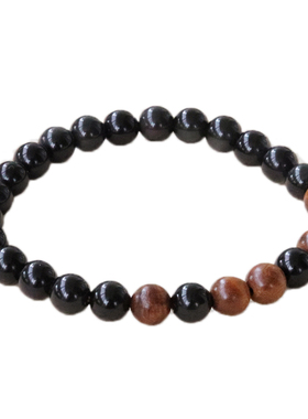 男女黑曜石小众手串手链原创设计