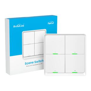 博联魔法家SC4B4智能四键情景面板自定义灯光遥控智能联动多控