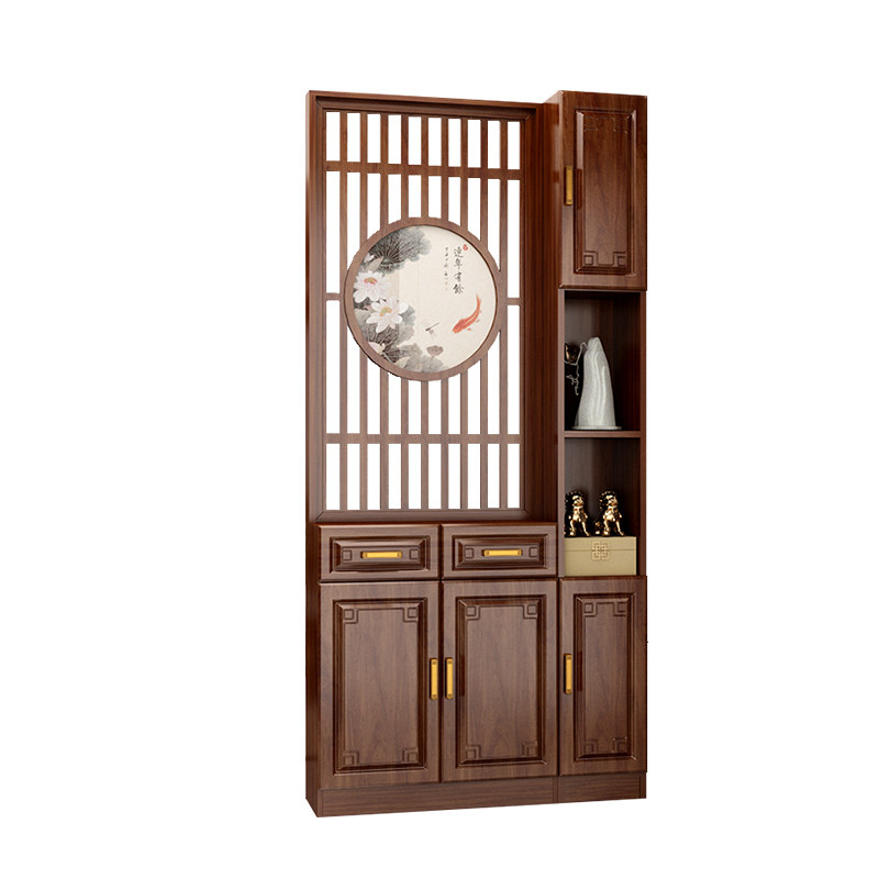 新中式轻奢风玄关柜鞋柜