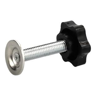 梅花胶头螺丝压板手拧螺丝带压片塑头手柄网印丝印松紧可调节旋转