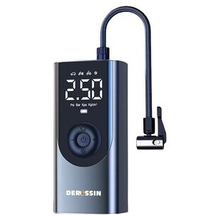 车载汽车充气泵无线车用便携式用电动打气泵轿车轮胎高压打气筒宝