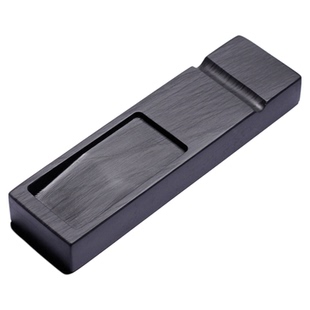 多功能镇尺带盖毛笔砚台笔墨纸砚 天然原石歙砚不干墨文房四宝石砚徽砚学生书法压纸镇纸小楷砚笔搁墨碟墨盘