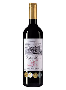 法国原瓶进口红酒14度 歌海娜/佳丽酿/西拉混酿干红葡萄酒 750ml