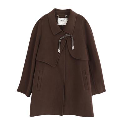 【关注领券】BuouBuou2024秋冬新品商场同款优雅新中式羊毛大衣女