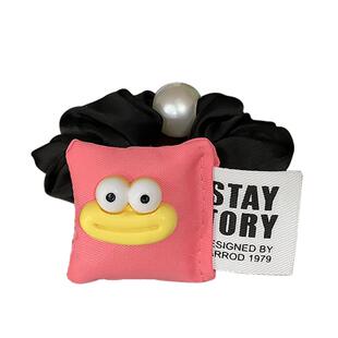 恶趣味搞怪丑萌香肠嘴搞怪可爱发圈网红2026新款高低马尾耐用头绳