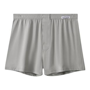 新款男士阿罗裤高档纯棉短裤头舒适运动平角男生四角全棉宽松内裤