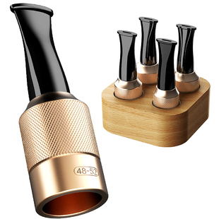 2026新款金属雪茄烟嘴木托收纳兼容36-58环套装循环烟嘴雪茄配件
