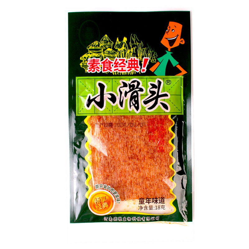 小滑头辣片豆皮儿时怀旧休闲食品