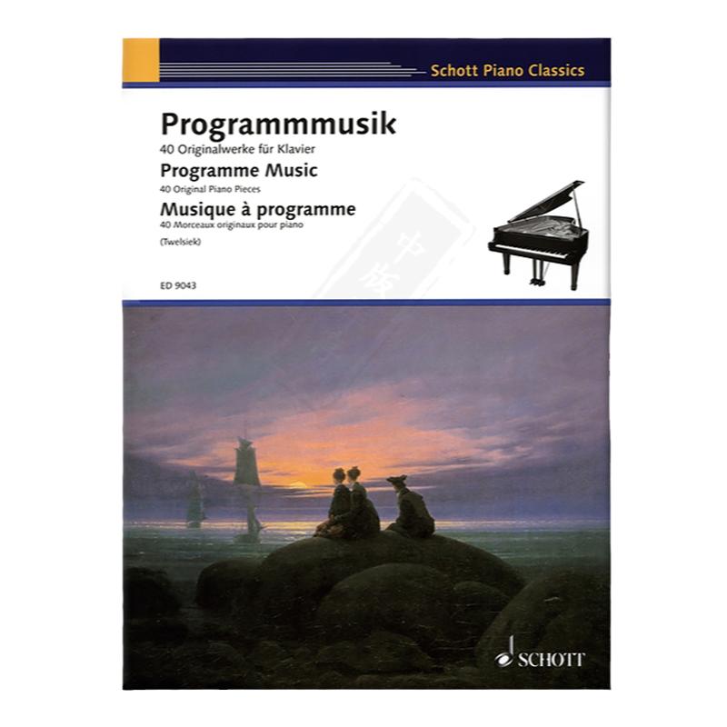 标题音乐 40首原唱作品 钢琴独奏 朔特原版进口乐谱书 Various Programme Music 40 Original Piano Pieces ED9043