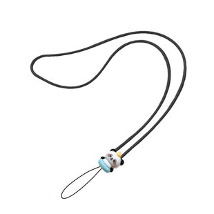 可挂脖长挂绳硅胶u盘校卡工牌ccd相机手机壳挂件可爱熊猫儿童链饰