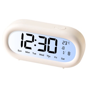 2025新款多功能智能闹钟学习专用电子显示时钟表儿童桌面台式台钟