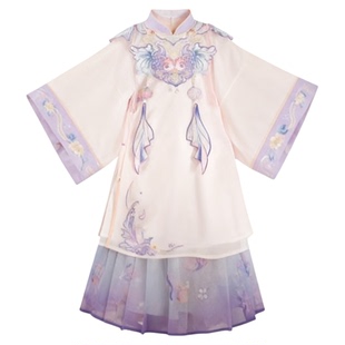 女童汉服超仙明制朝2026春夏新款中国风小女孩古风簪花儿童马面裙