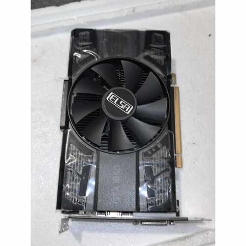 艾尔莎 GTX1650 4G显卡，单风扇，接口齐全（HD