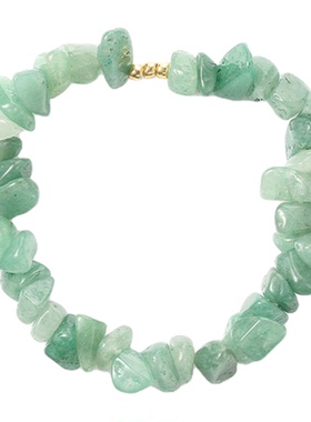 天然绿水晶手串东陵石手链男女款