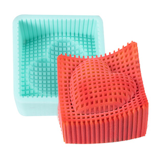 心形模具慕斯蛋糕情人节七夕女王甜品法式巧克力爱心立体烘焙磨具