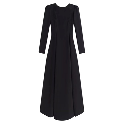 泡泡袖连衣裙女长款【赠运费险】