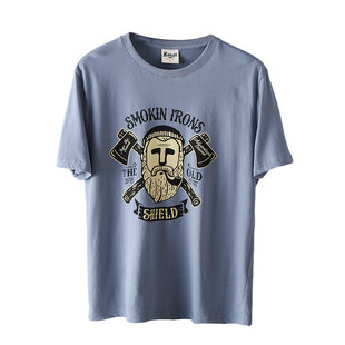 老客必入 HK潮牌 升级柔软 春夏季男女磨毛纯棉短袖T恤衫汗衫上衣