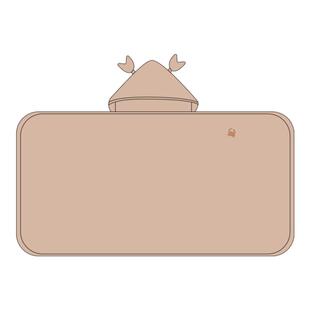 英氏婴儿浴巾儿童浴袍裹巾儿童宝宝带帽斗篷初生儿超软吸水洗澡巾