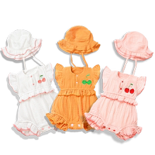 婴儿衣服夏季新生宝宝套装夏装哈衣1