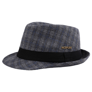 复古民国风上海滩帽子男款中老年青年爵士帽绅士礼帽高端冬季男帽