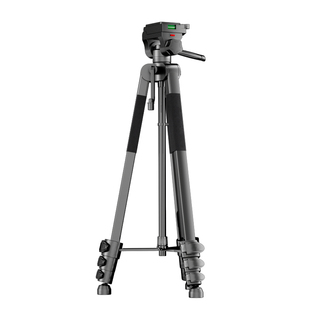 便携液压云台三脚架微单反相机手机平板双机位三机位摄像直播落地支架拍摄补光灯托盘架适用佳能尼康索尼富士