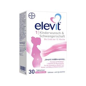 爱乐维孕妇孕前期维生素elevit1段