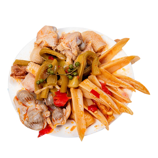 椒麻大杂烩脆卤无骨鸡爪贡菜麻椒双脆麻辣网红爆款即食休闲食品