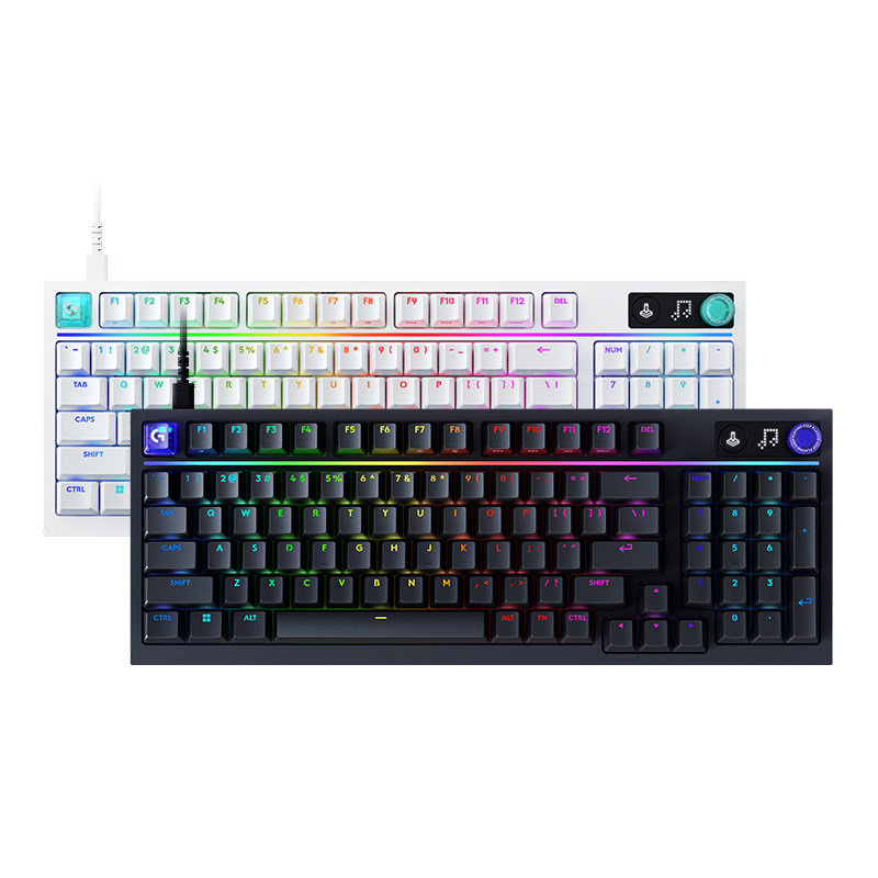 罗技G316X有线客制化机械键盘8K游戏全键热插拔RGB电脑外设拆包