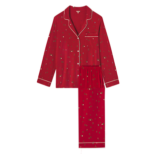 【节日甄选】Eberjey轻奢莫代尔家居服新年情侣红色睡衣套装