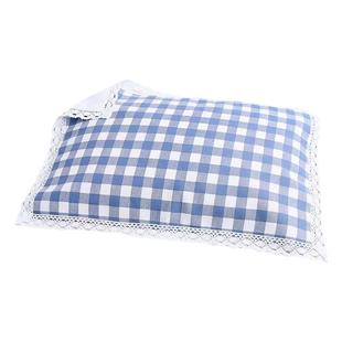 印花老粗布枕巾花边枕巾40*60 50*80cm加大四季枕巾成人儿童枕巾