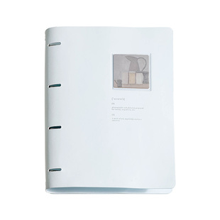 三年二班 遇见艺术馆A4四孔夹高颜值ins风活页笔记本本子初高中生专用错题草稿本作业登记本日历记事本手账